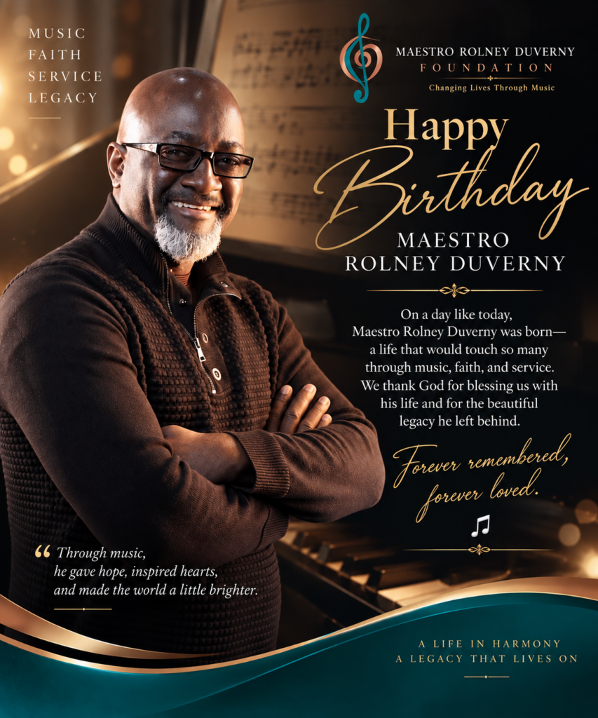 happy-birthday-poster-Maestro-duverny. His legacy and the starting of his foundation.
